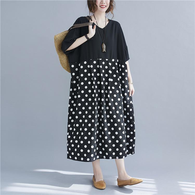 Summer Plus Sizes Linen Loose Cozy Dresses