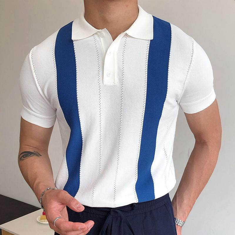 Summer Short Sleeves Business Polo T Shirts for Men