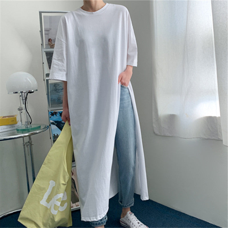 Casual Cotton Women Summer Long T Shirts