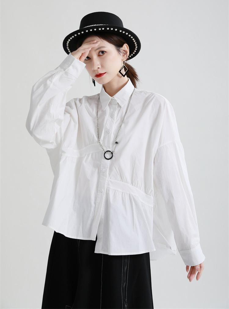 Vintage Irregular Long Sleeves Fall Shirts