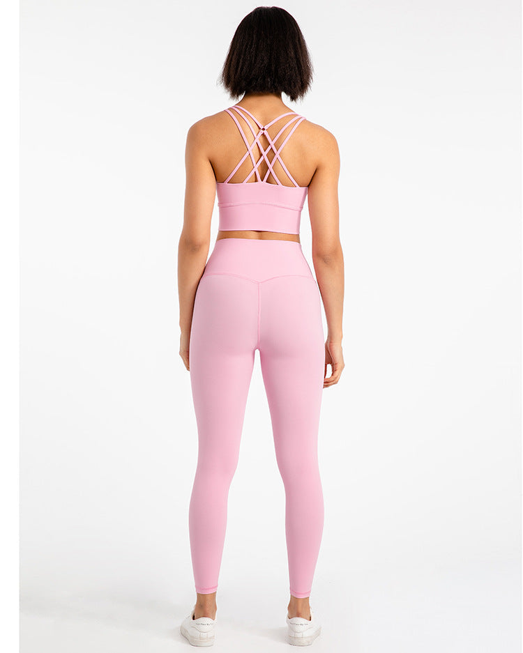 Sexy Women Outdoor Running Yoga Sets for Exercising