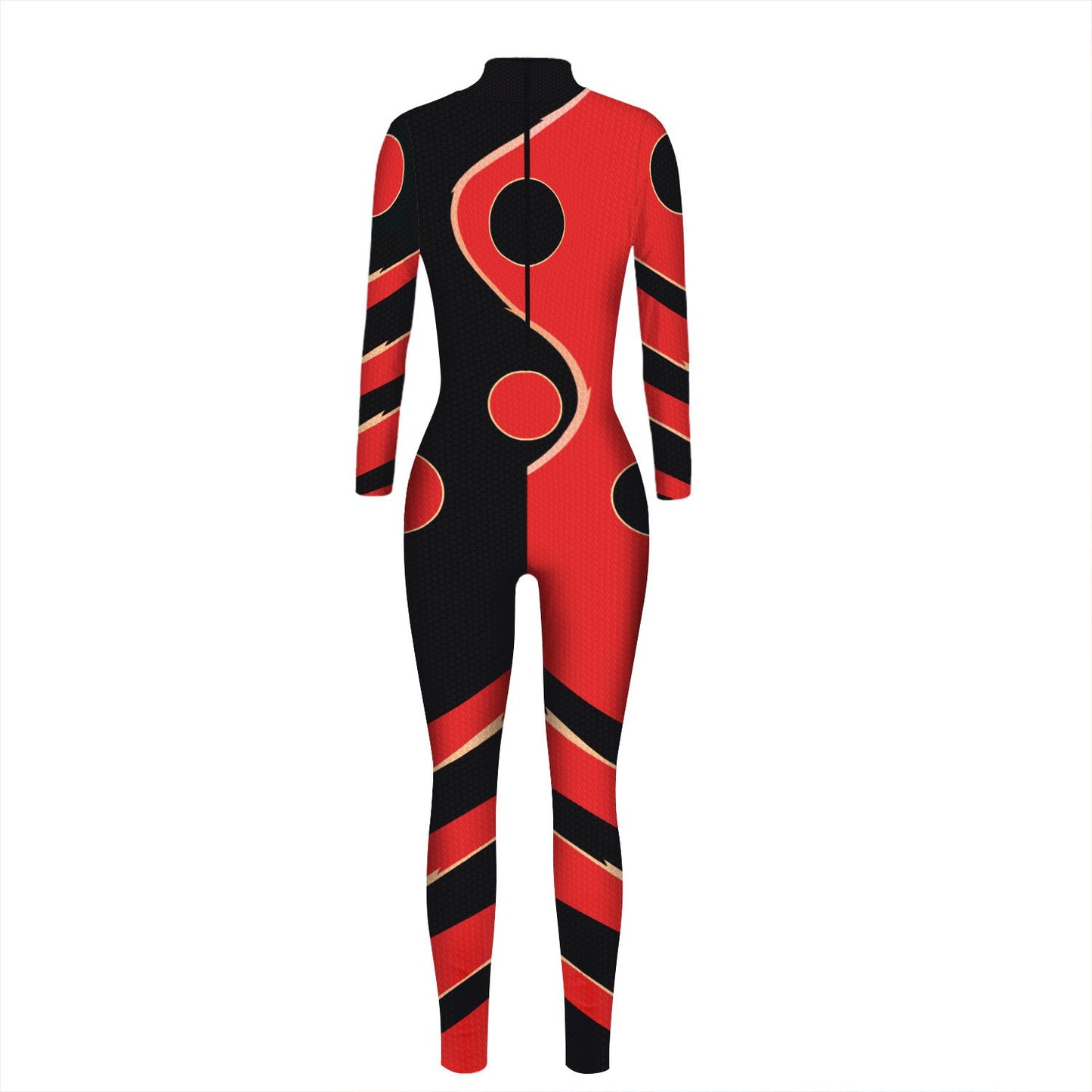 Happy Halloween Print Long Sleeves Jumpsuits Cosplay Costume