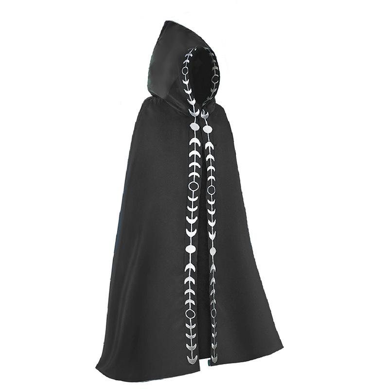 The Renaissance Middle Ages Halloween Cosplay Cape-Black-S-Free Shipping at meselling99