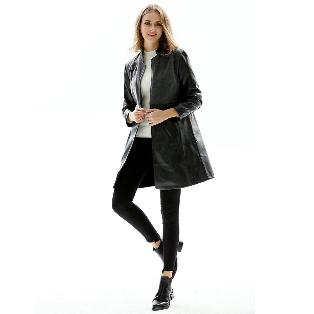 Black Women Plus Sizes Overcoat