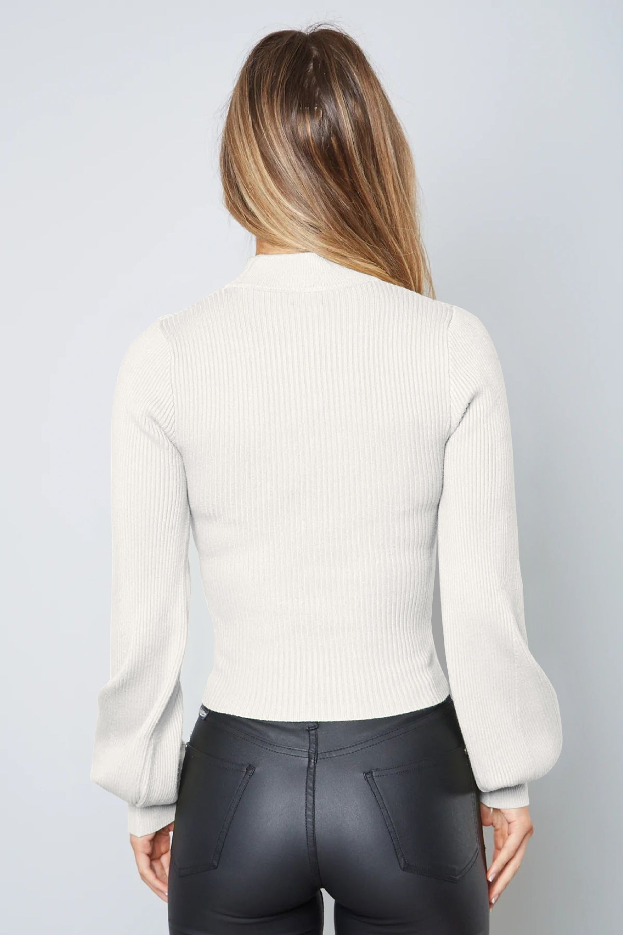 Sexy High Neck Knitted Sweaters for Women