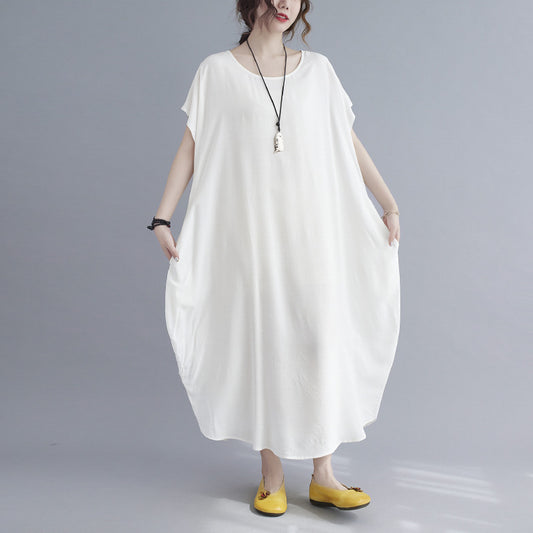 Summer Simple Design Long Cozy Dresses