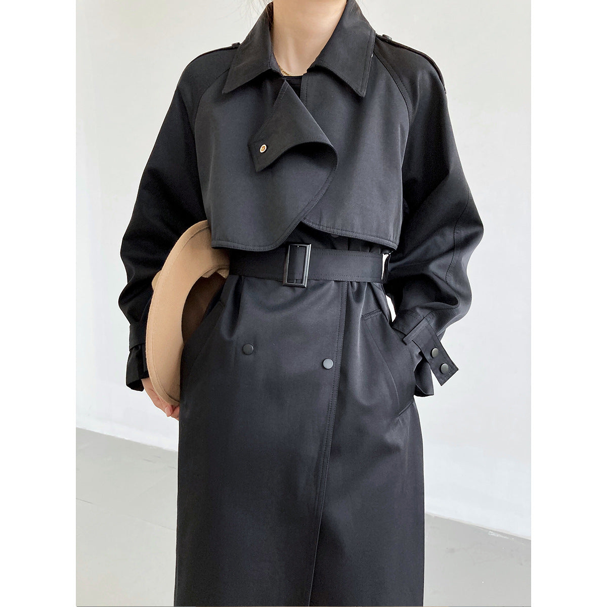 Classy Women Long Windbreak Coats