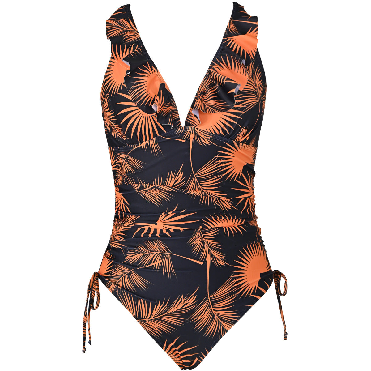 Sexy Ruffed One Piece Women Swimsuits