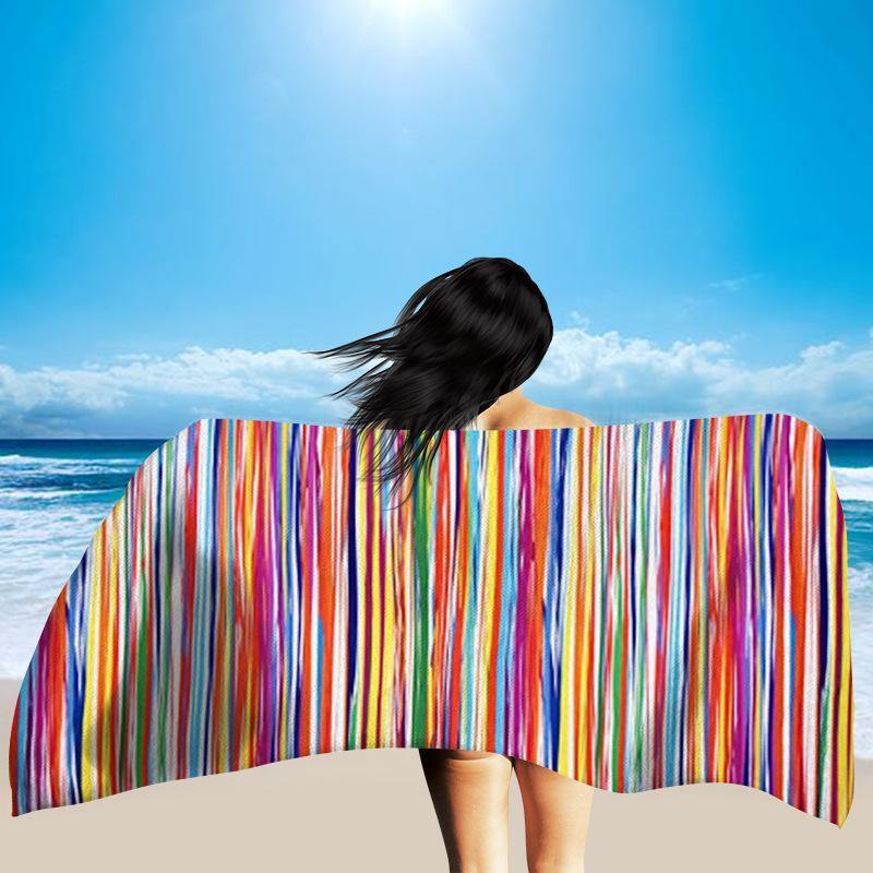 Summer Fast Drying Print Beach Bathing Towel-STYLEGOING