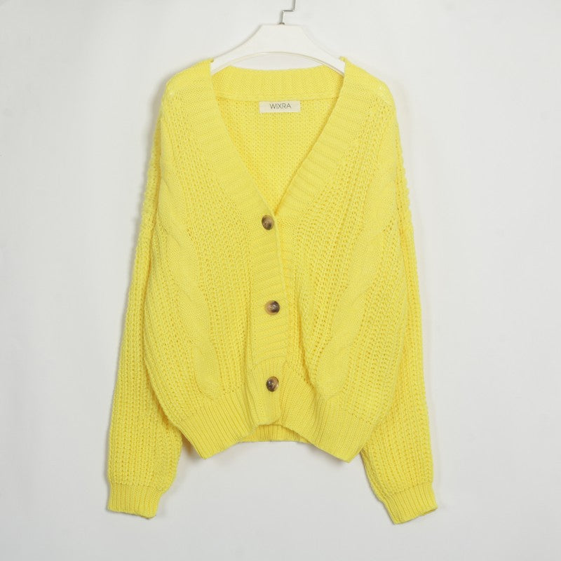 Women Button Knitted Cardigans