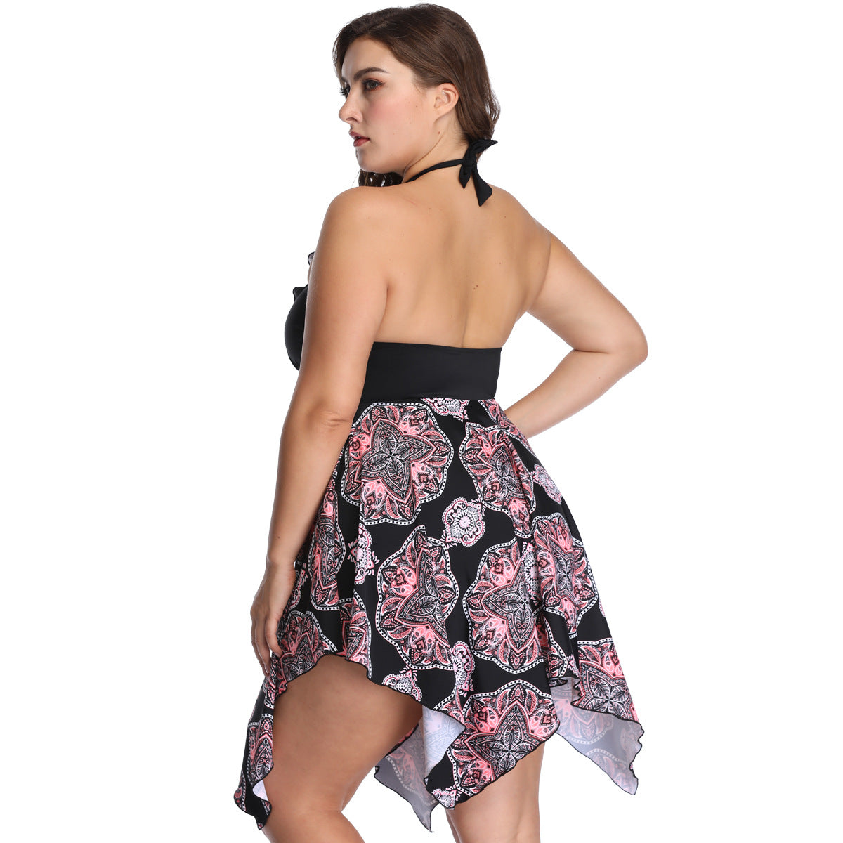 Women Plus Sizes Skirt Two Pieces Swimsuits