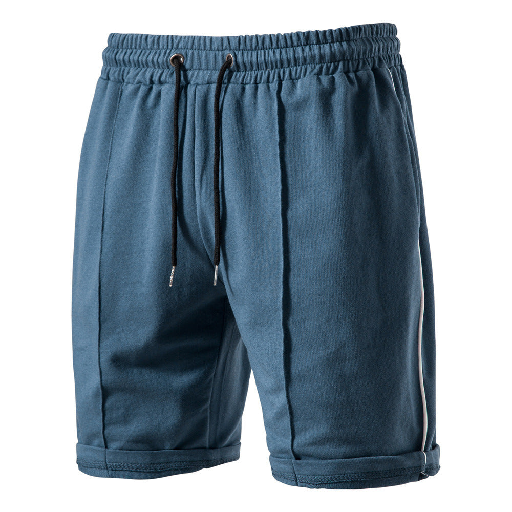 Casual Cotton Summer Elastic Waist Men's Shorts