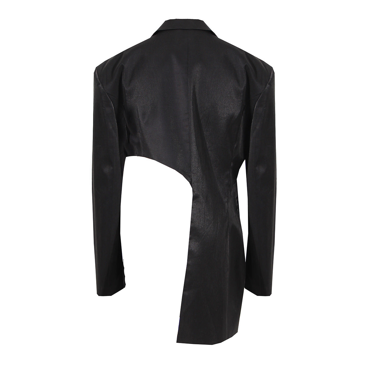 Irregular Designed Black Blazers for Women