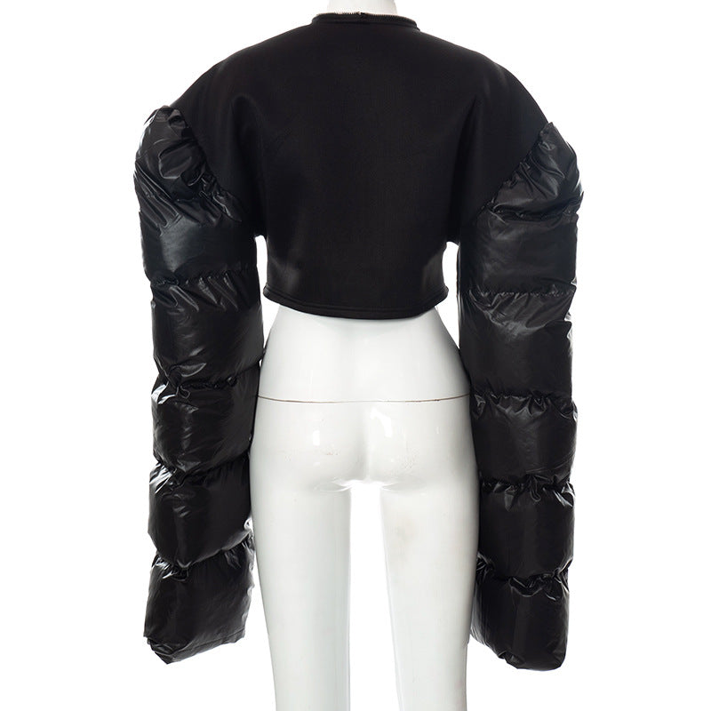 Designed Winter Cotton Short Overcoats Jacket for Women
