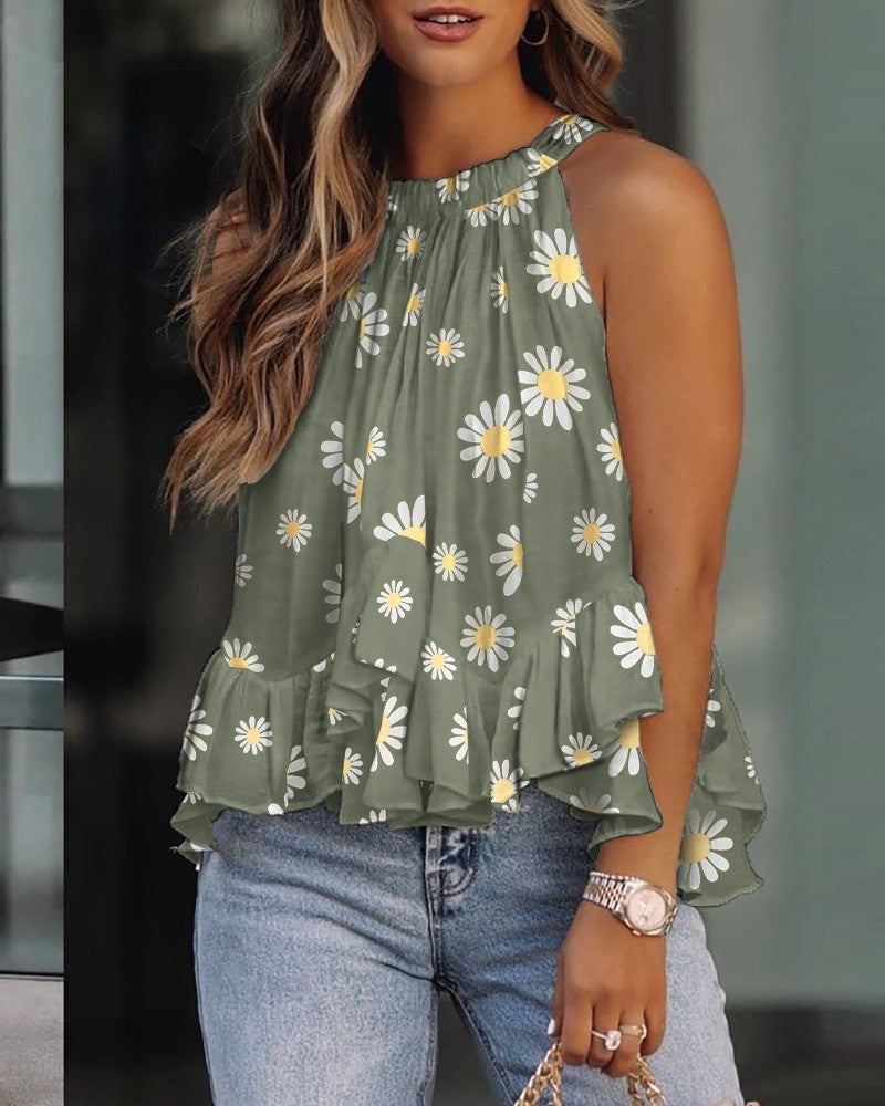 Sexy Halter Sleeveless Summer Tops