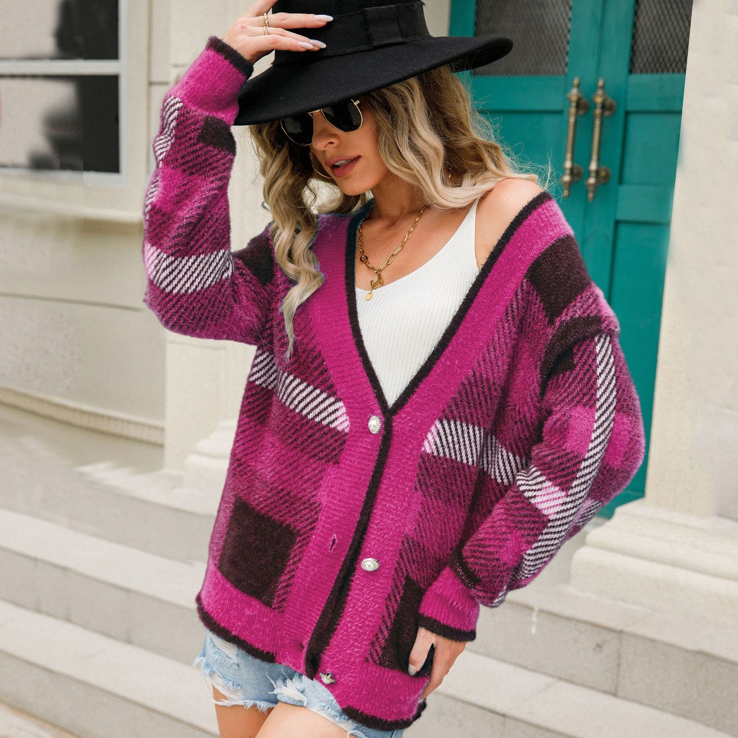 Winter Women Knitted Long Sleeves Cardigans