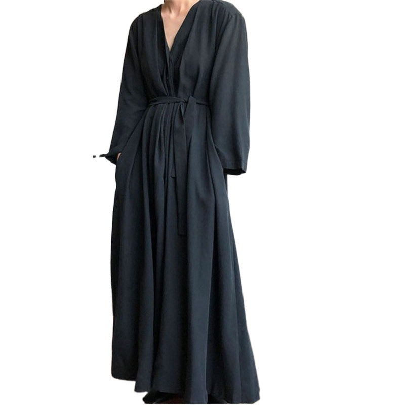 Vintage Loose Long Shirt Cozy Dresses