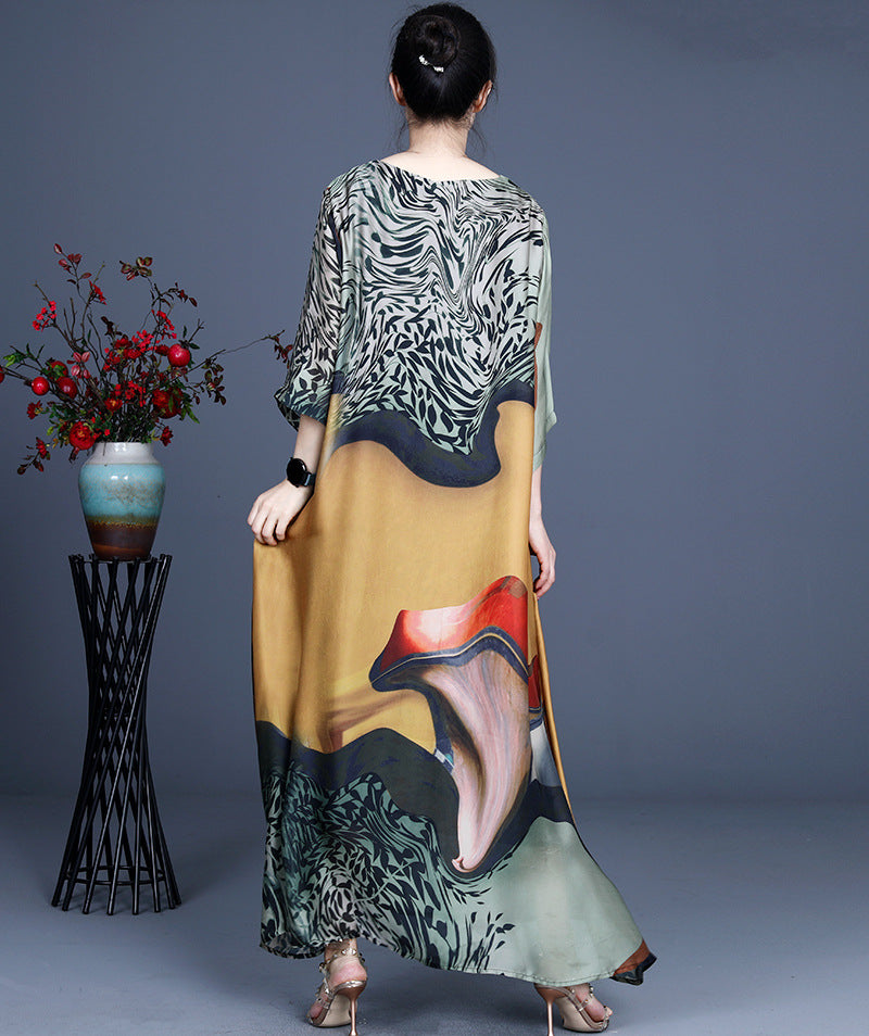 Luxrury Tencel Irregular Long Dresses