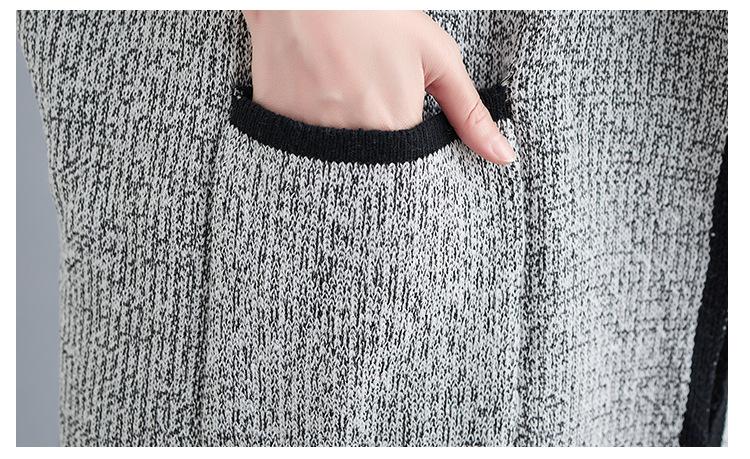 Women Knitting Cardigan Hoodies Sweaters