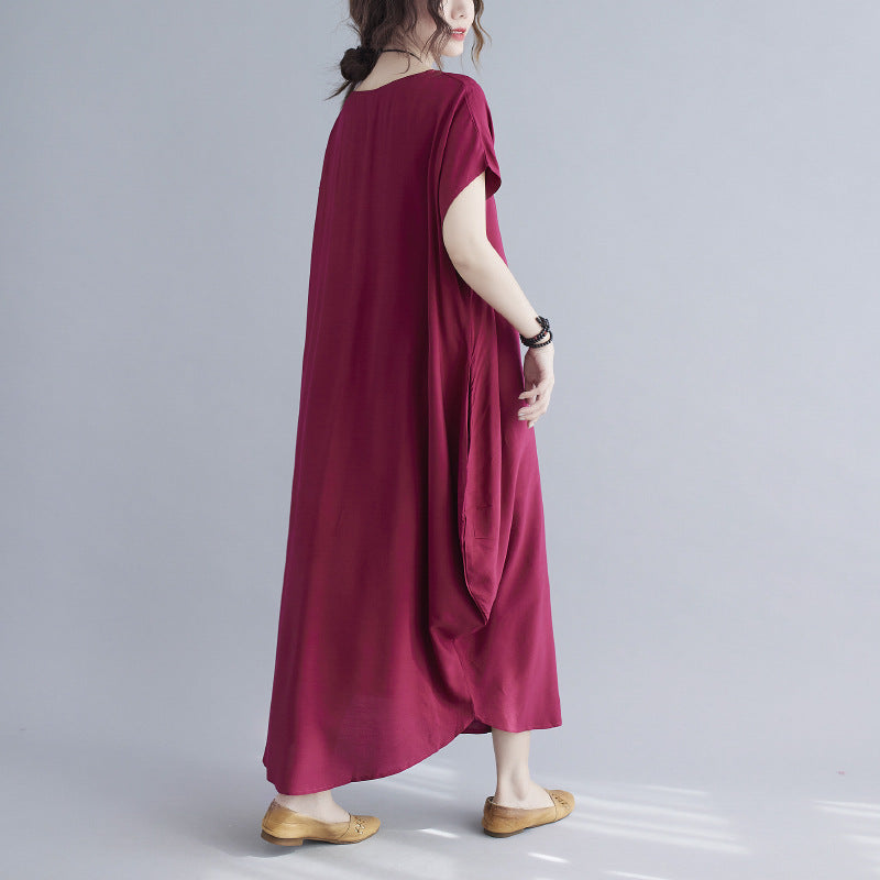 Summer Simple Design Long Cozy Dresses