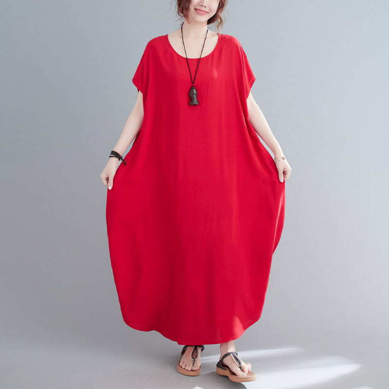 Summer Simple Design Long Cozy Dresses