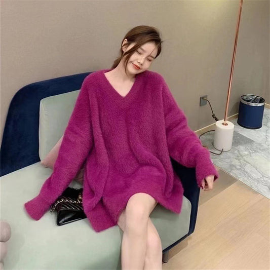 Warm Thick Winter Knitting Top Sweaters for Women
