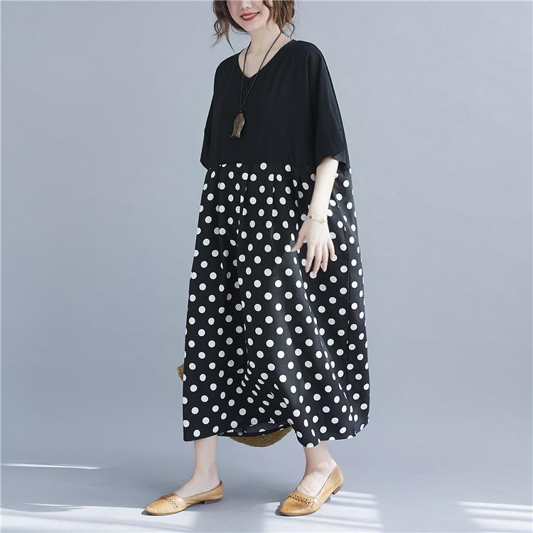 Summer Plus Sizes Linen Loose Cozy Dresses