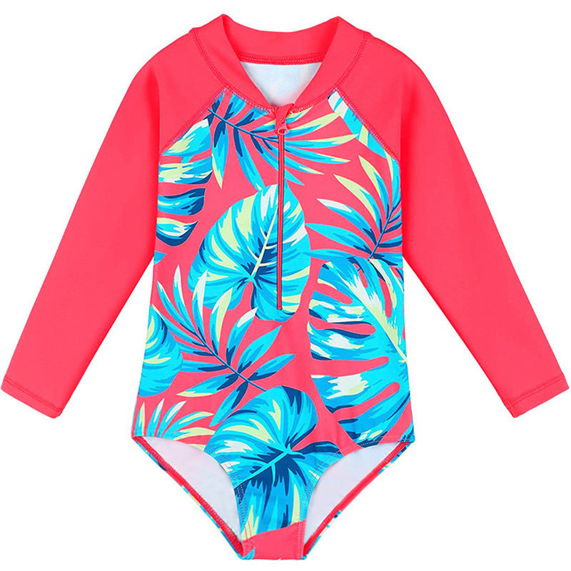 Long Sleeves Summer Beach Swimsuits for Girls