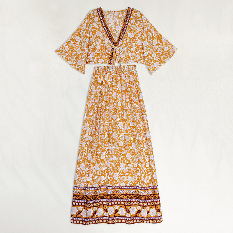 Summer Bohemian Two Pieces Dresses