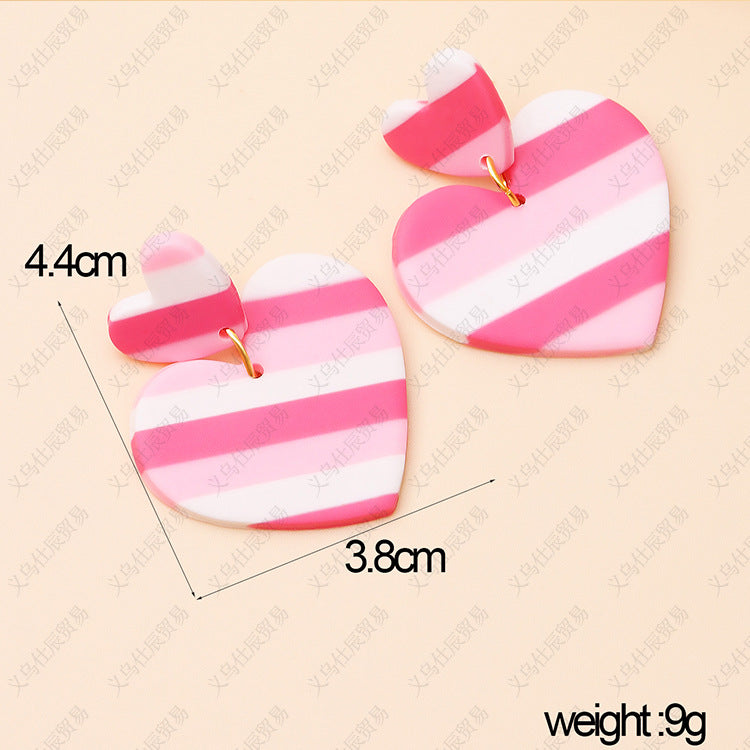 3pcs/Set Valentine's Day Sweetheart Designed Earrings for Women