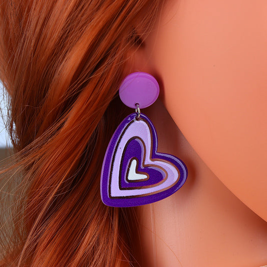 3pcs/Set Valentine's Day Sweetheart Design Women Earrings for Women