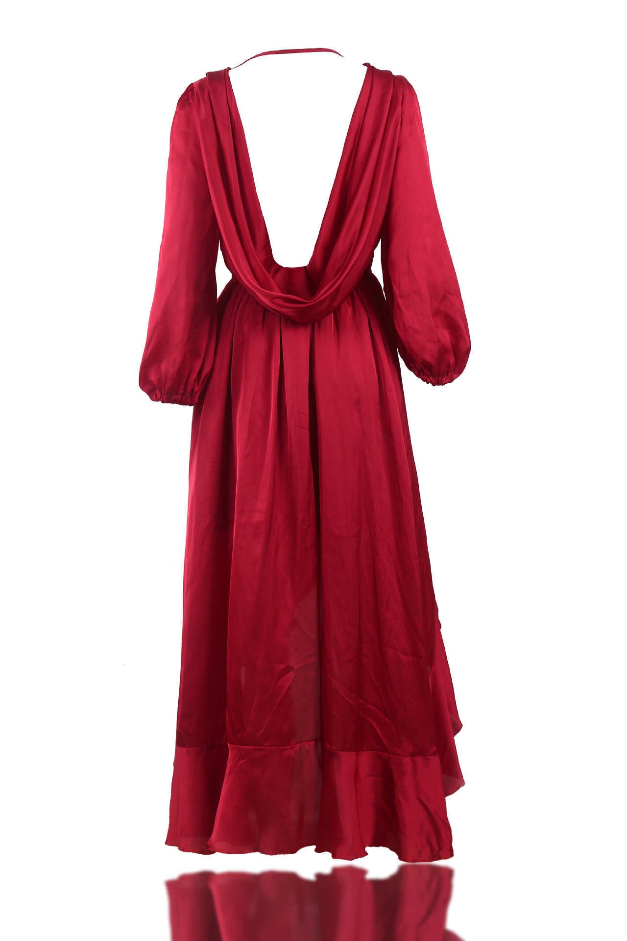 Wine Red Summer Long Beach Holiday Dresses