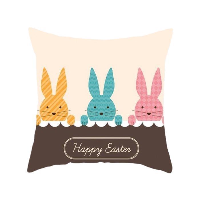 Easter Day Rabbit Pillow Case 2 Pcs/Set