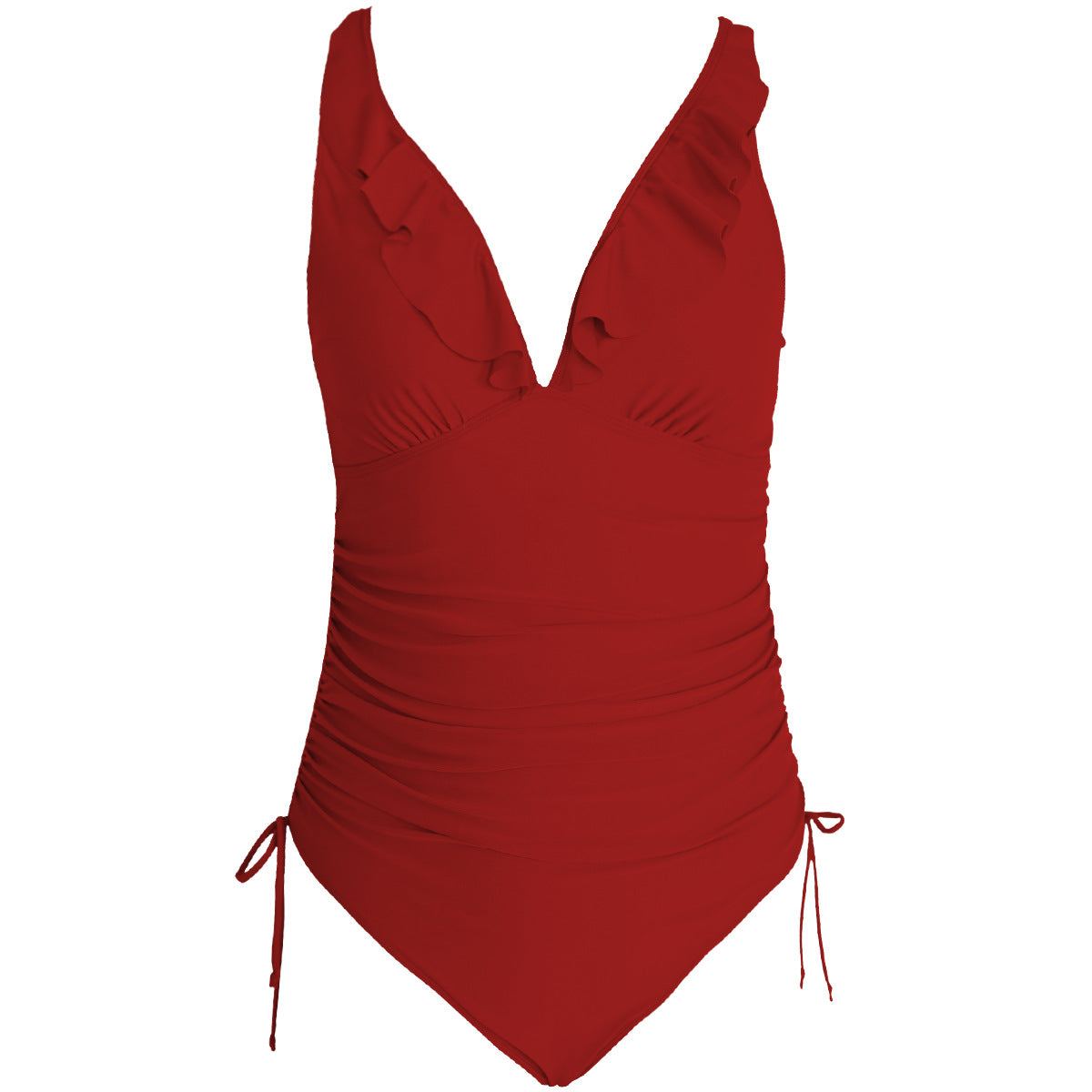 Sexy Ruffed One Piece Women Swimsuits