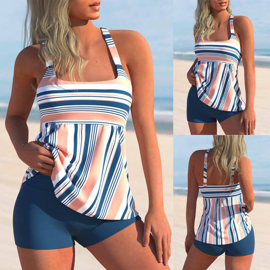 Sexy Striped Women Two Pieces Swimsuits