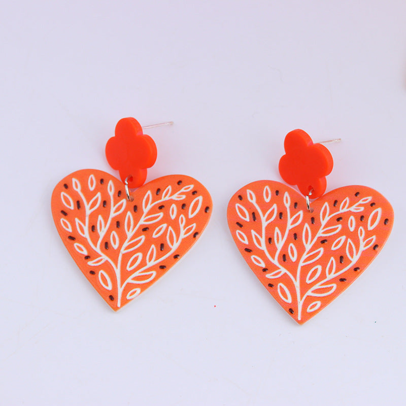 3pcs/Set Valentine's Day Sweetheart Design Women Earrings for Women