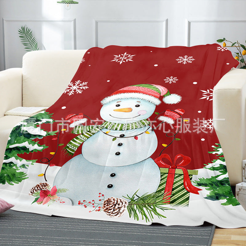 Merry Christmas Fleece Throw Blankets