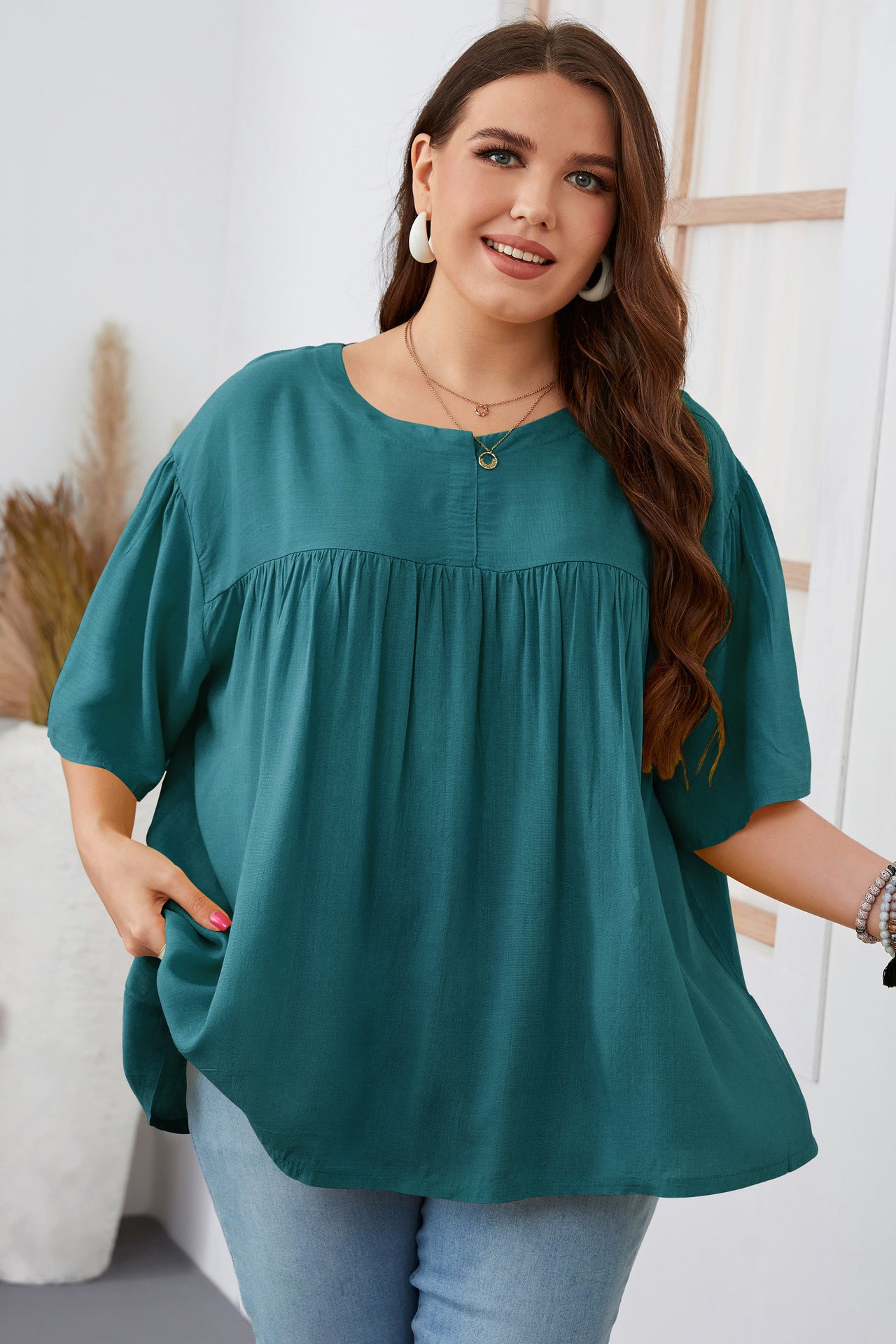 Fashion Plus Sizes Women Blouses