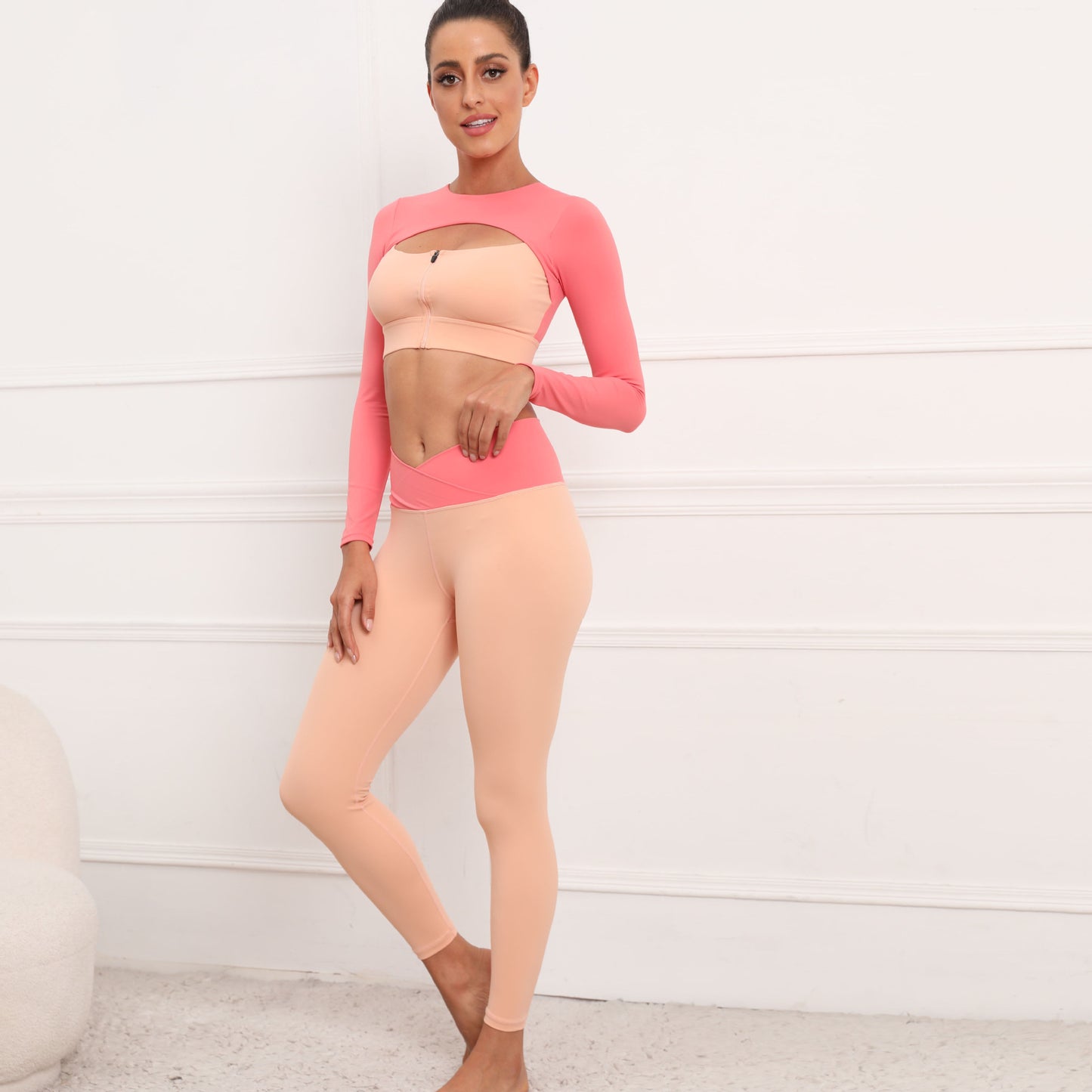 Long Sleeves Two Pieces Running Suits for Women