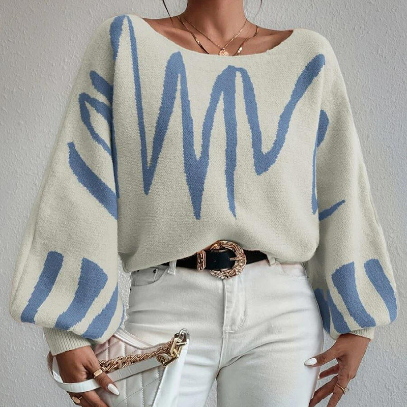 Designed Women Loose Knitted Sweaters