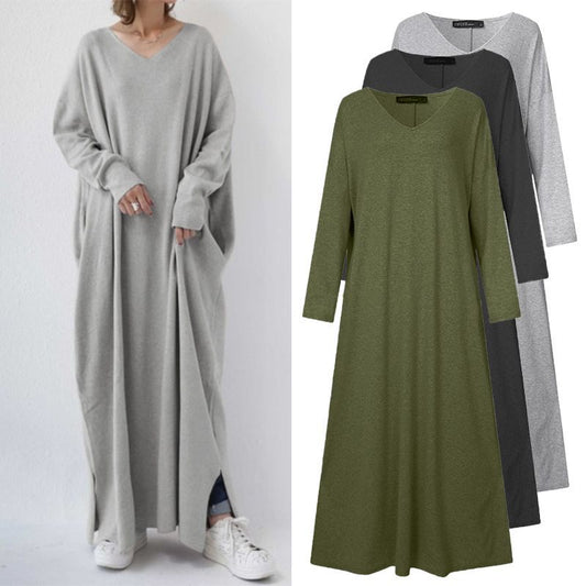 Casual Women Long Cozy Dresses