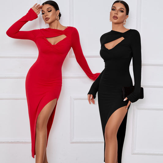 Sexy Long Sleeves Sheath Dresses