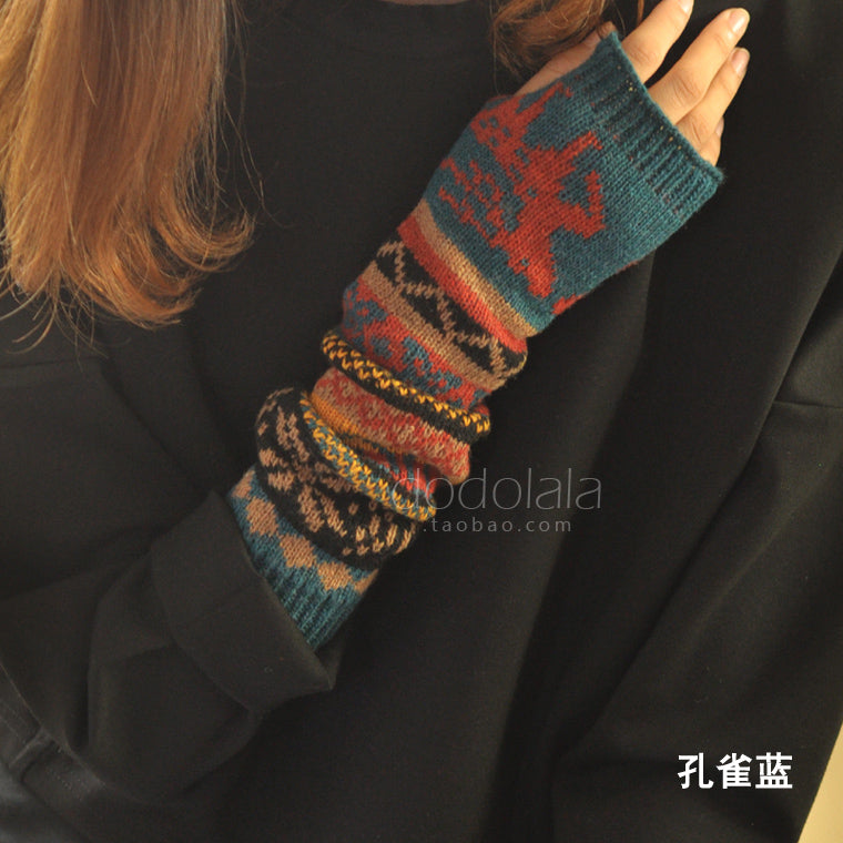 Women Knitted Winter Gloves