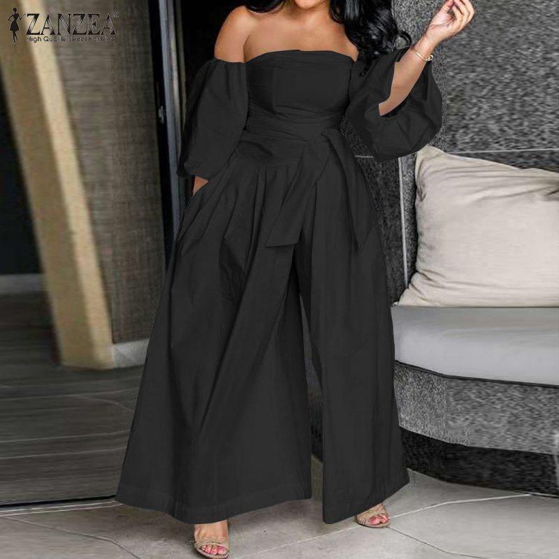 Stylish Summer Overalls Belted Off Shoulder Rompers-STYLEGOING