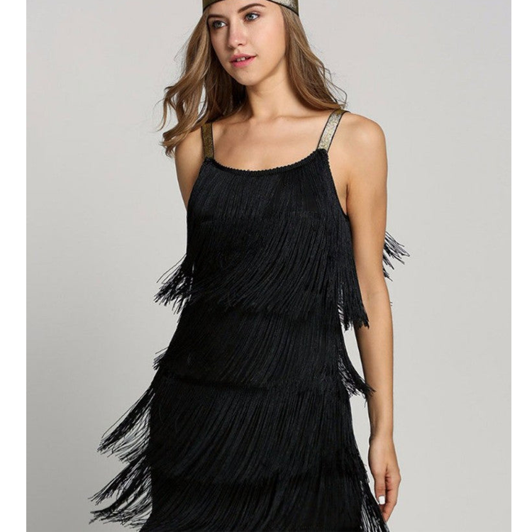 Sexy Tassels A Line Sleeveless Mini Party Dresses