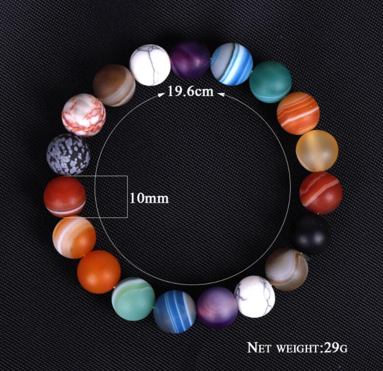 Solar System Sky String Beads Women Bracelets