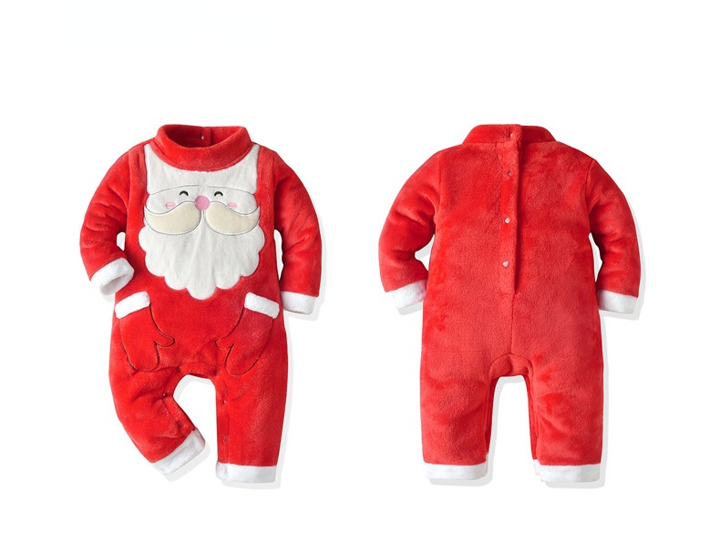 Merry Christmas Winter Velvet Suits for Baby