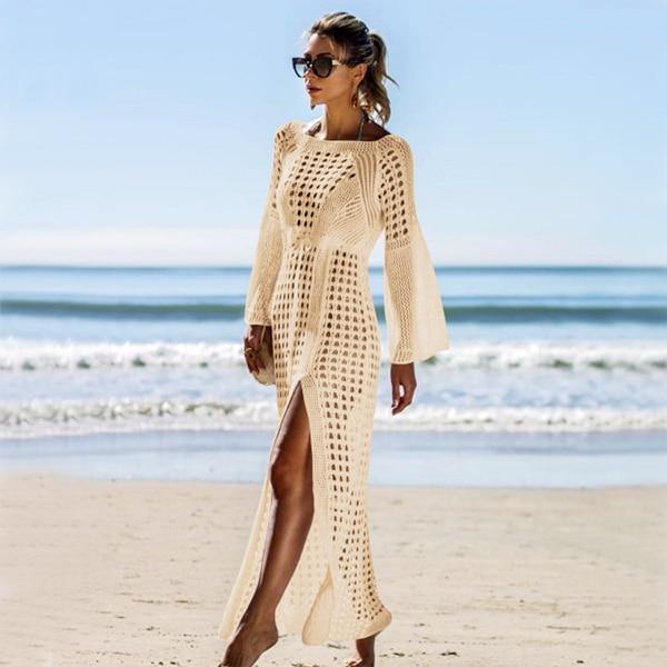 Women Summer Beach Dress Cover-ups-STYLEGOING