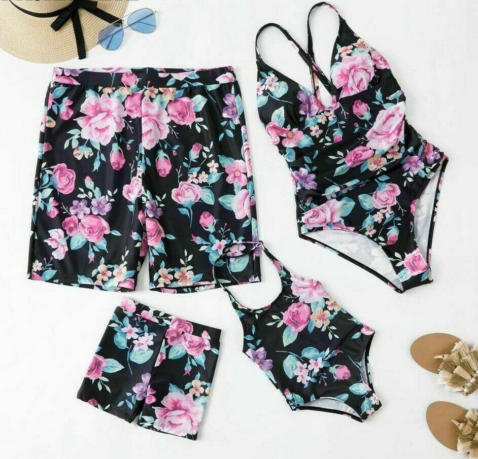 Family Floral One-piece Swimsuit-STYLEGOING