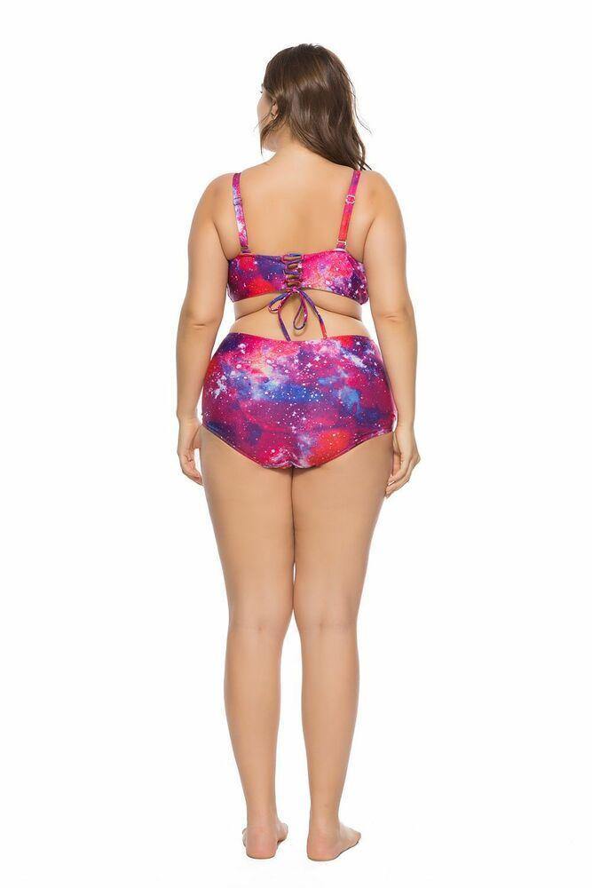 Plus Size Swimsuit High Waist Bikini Set-STYLEGOING